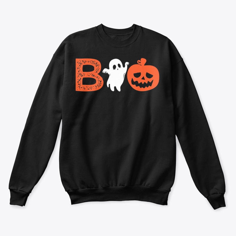 Funny Ghost Boo Pumpkin Halloween 2021 F