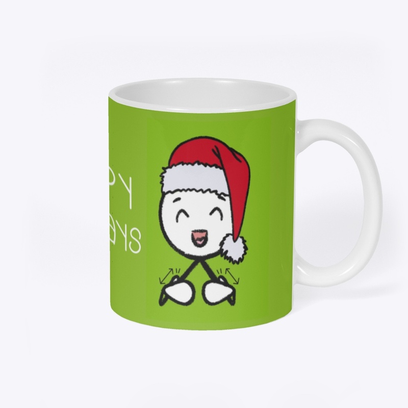 ASL "Happy Holidays” Mug