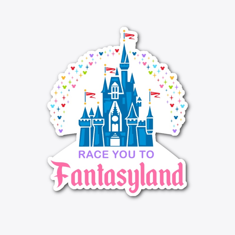 Race You To Fantasyland Pink