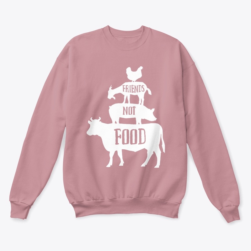 friends not food vegan friendly t shirt