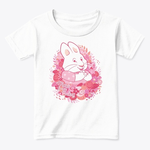 Ruby In Roses White  T-Shirt Front