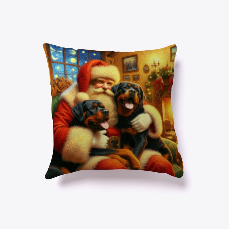Rottweilers and Santa
