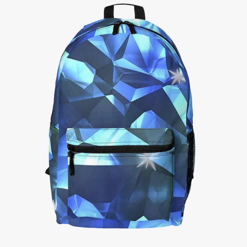 Blue Crystal Pattern