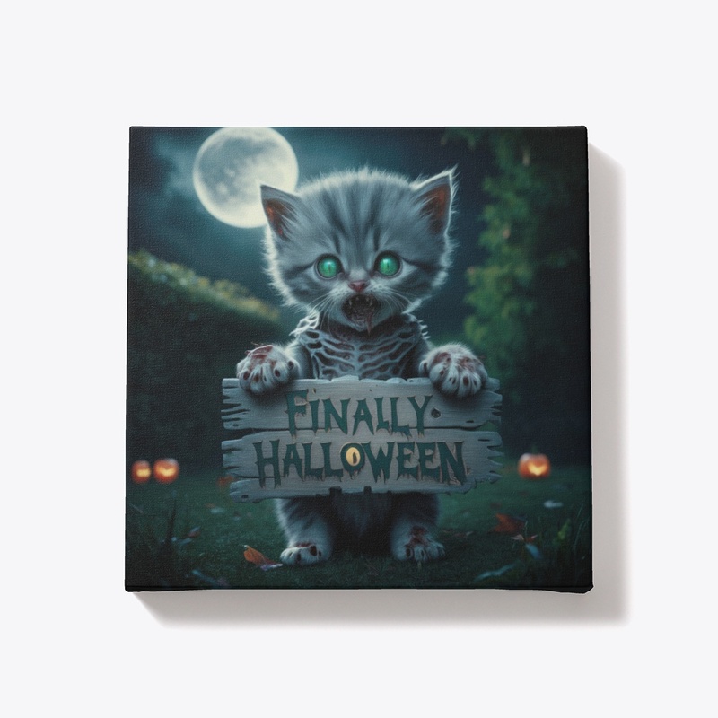 Creepy Cute Cat Halloween Gift