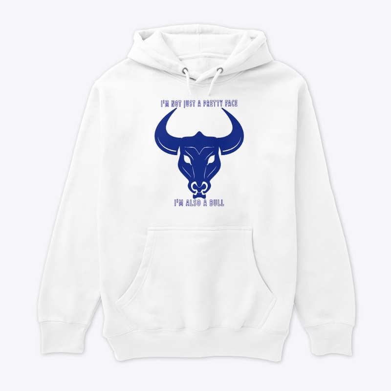 funny head bull with quote