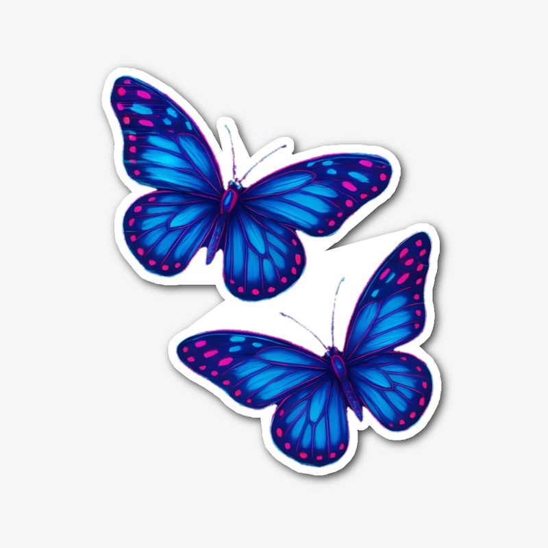Blue Butterflies