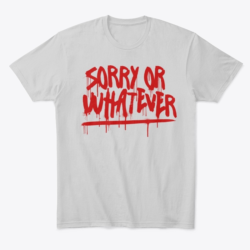 Amazing "Sorry or whatever" painting