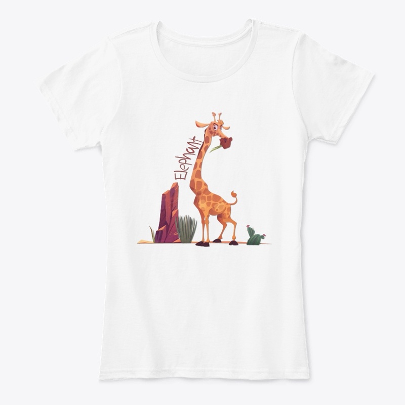 Elephant Funny T-shirt  Animals Lovers 