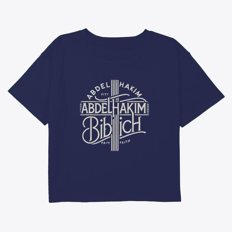 Custom Cross Name T-Shirta bibich