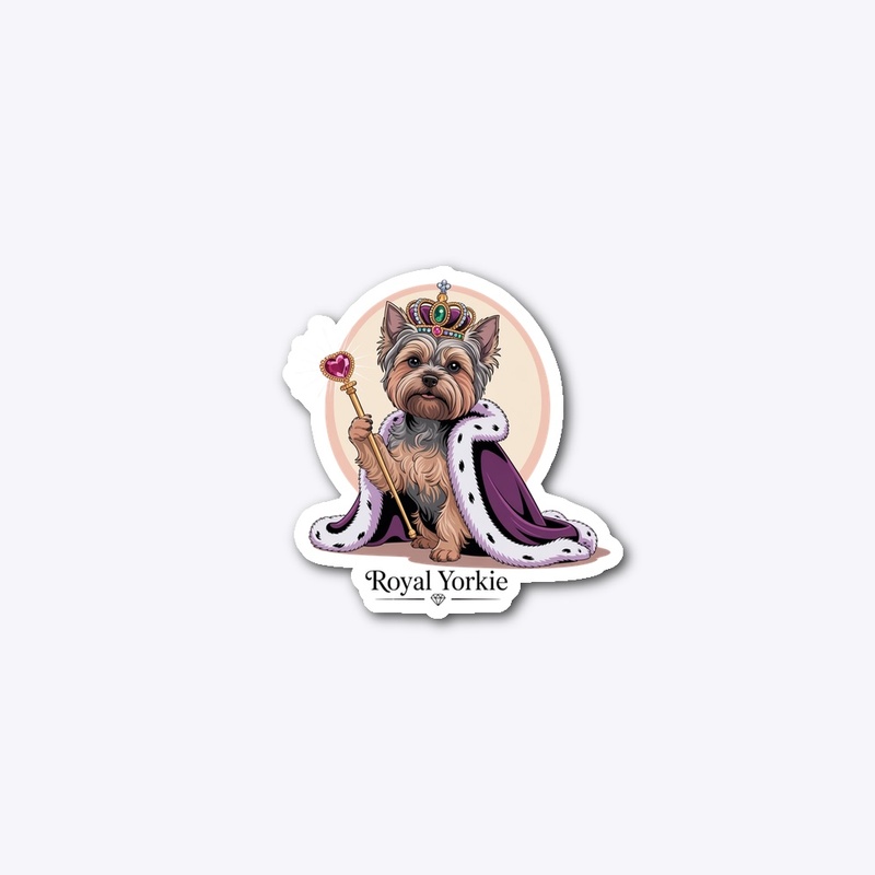Royal Yorkie – Cute Queen Pup Shirt