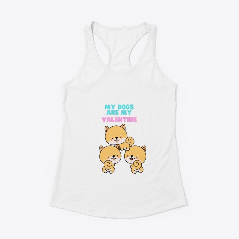 My Dogs Are My Valentine Kawaii Shirt
