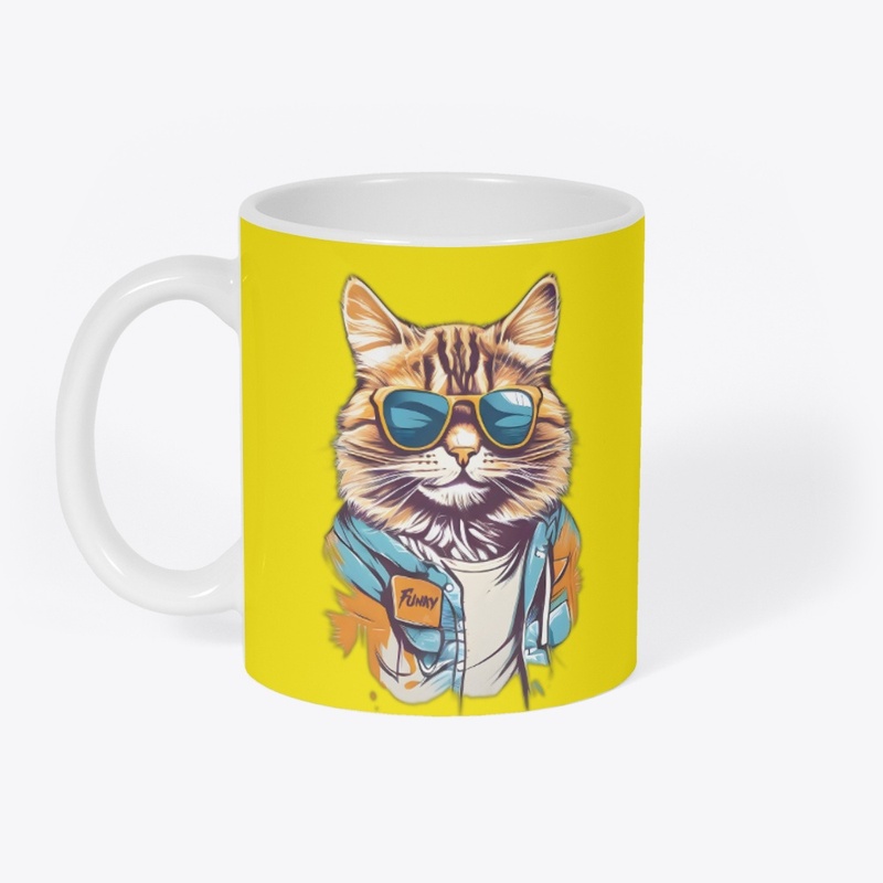 Sun Glass Funky Cat