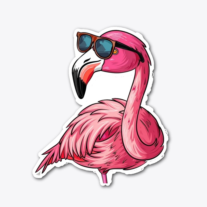 FLAMINGO STICKER