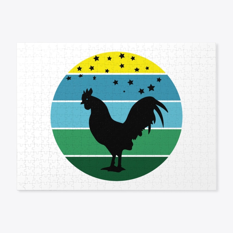 Retro vintage sunset design