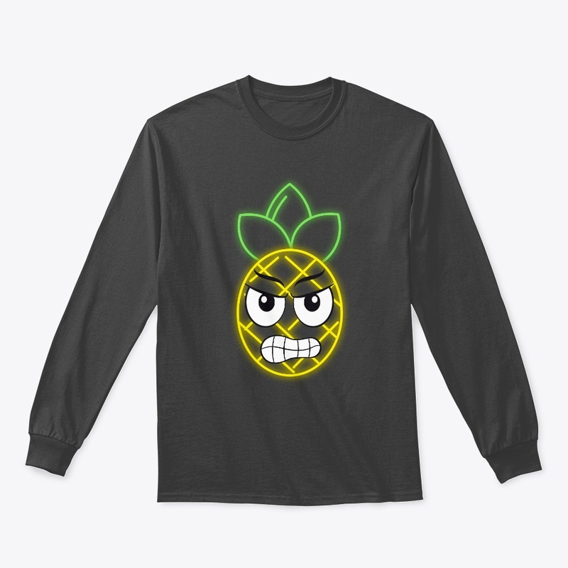 angry pineapple funny design