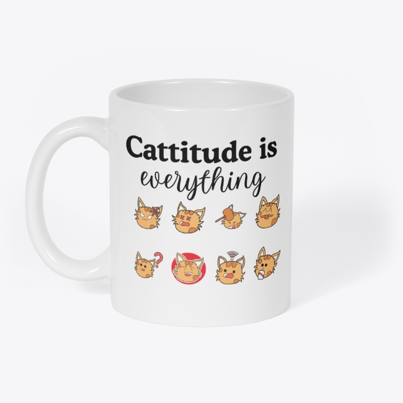 Cattitude is Everything Ceramic Mug 11oz