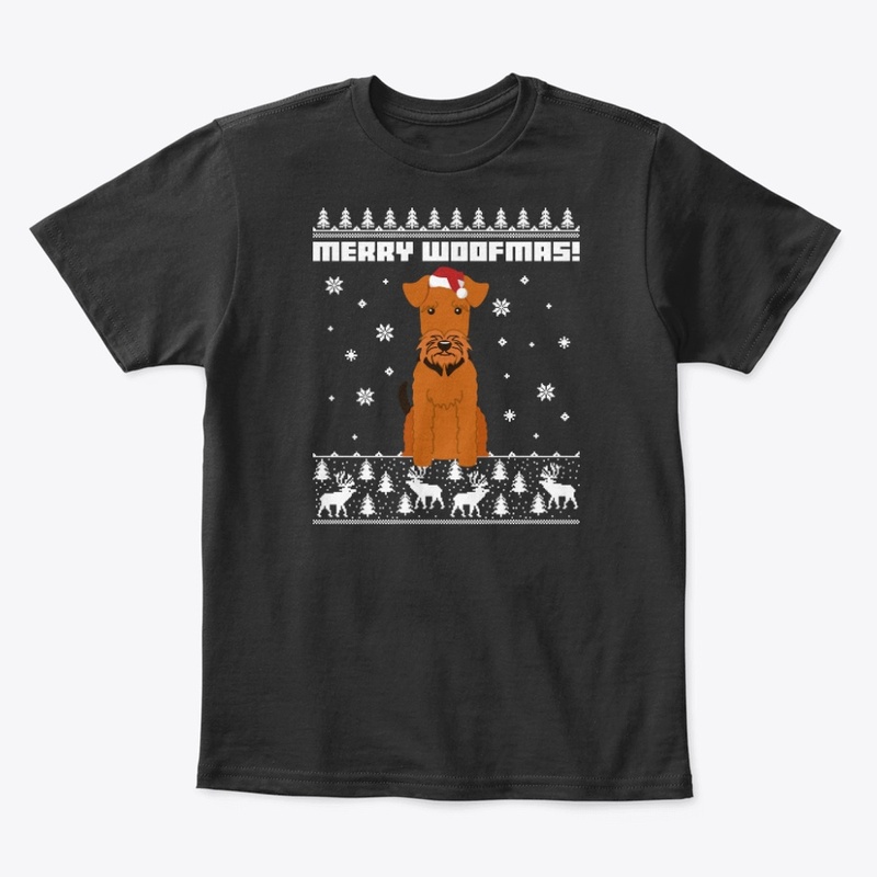 Welsh Terrier Merry Woofmas, Ugly 🎄 