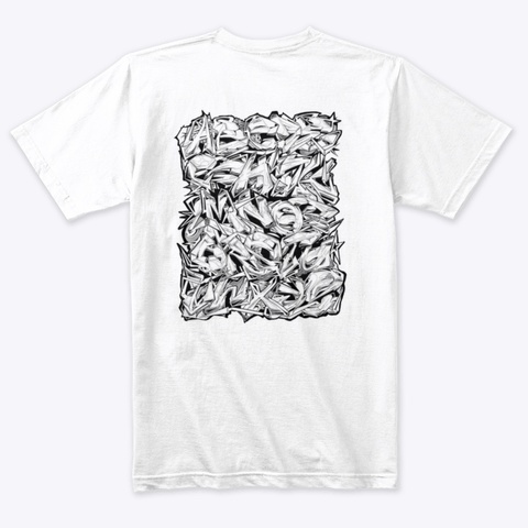 Hey Hey Heather White T-Shirt Back