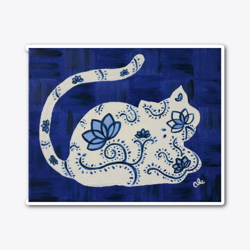 Royal Blue Kitty
