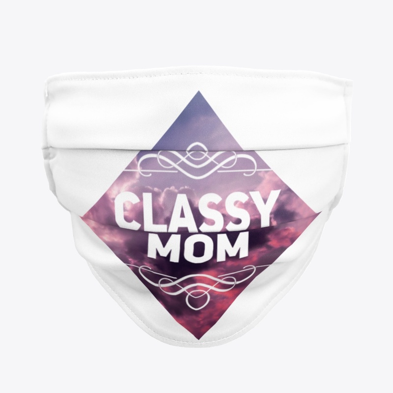 Classy Mom with Sky Background