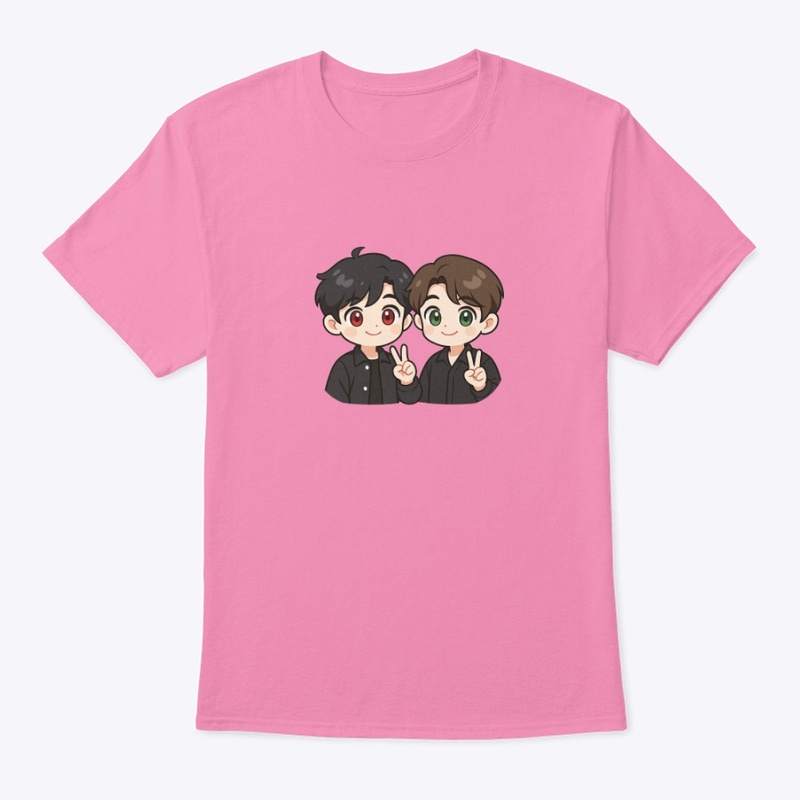 BJYX Chibi Duo Art | Peace Sign Pose