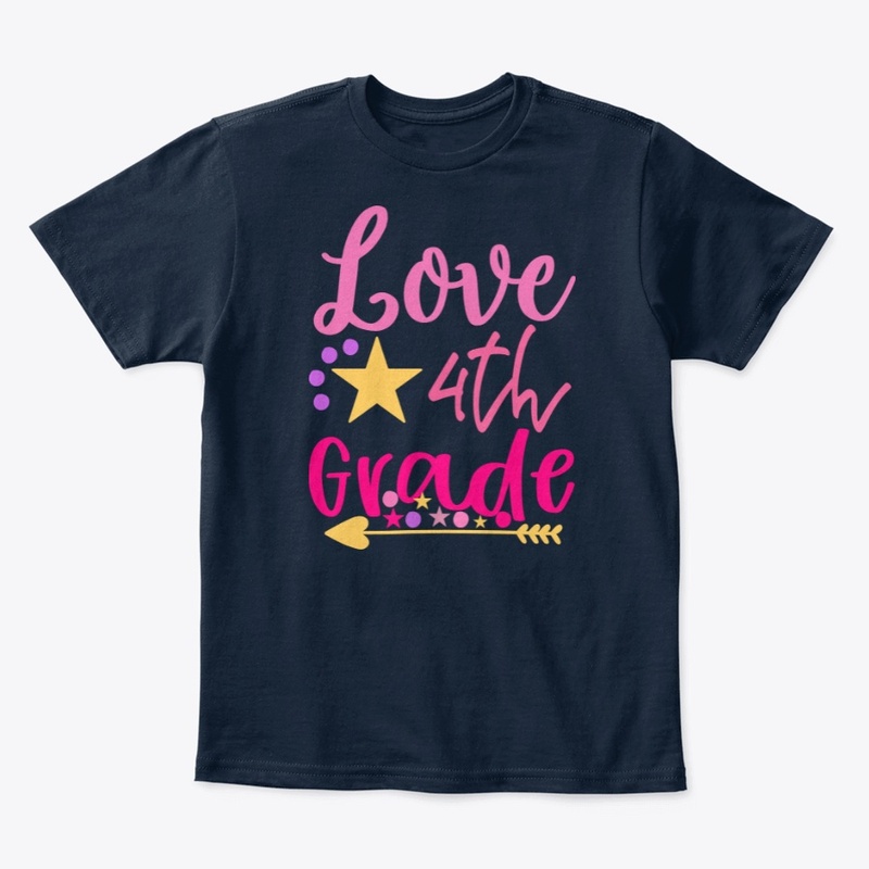 love 4th grader shirt for kindergarten