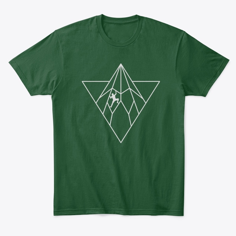Geometric Rock Climbing Mountains