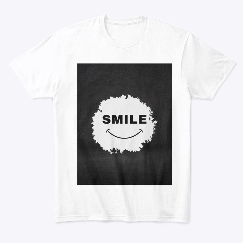 Smile text t shirt