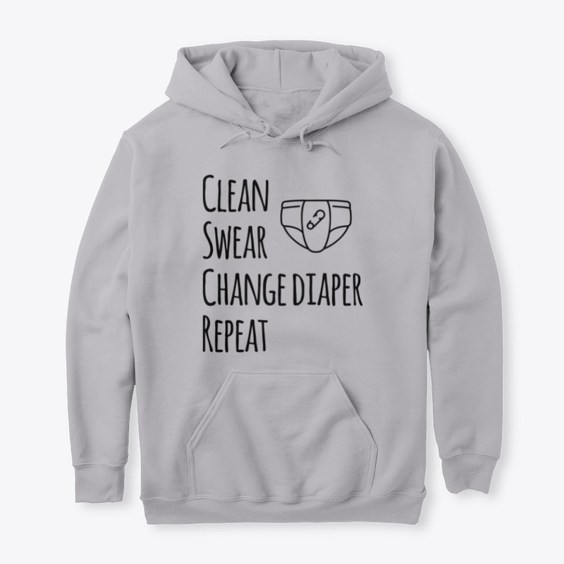 Clean Swear Change Diaper- Mom