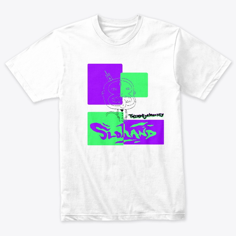 Third Eye Monkey (purple and green)