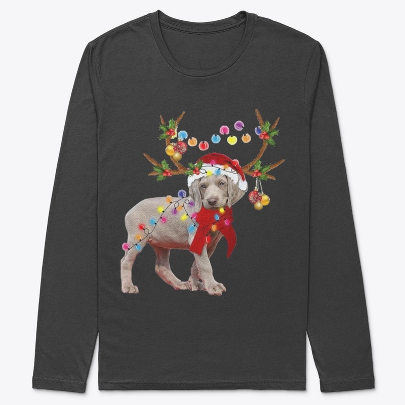 WEIMARANER CHRISTMAS NEW T SHIRT