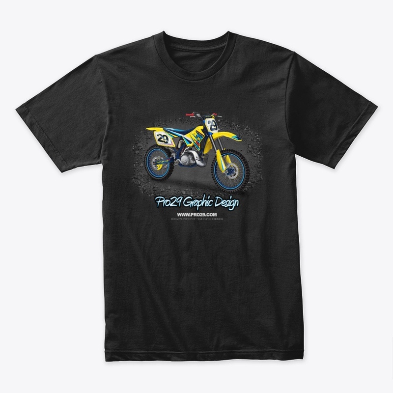 2-Stroke Dirt Bike Graphic Tee Shirt