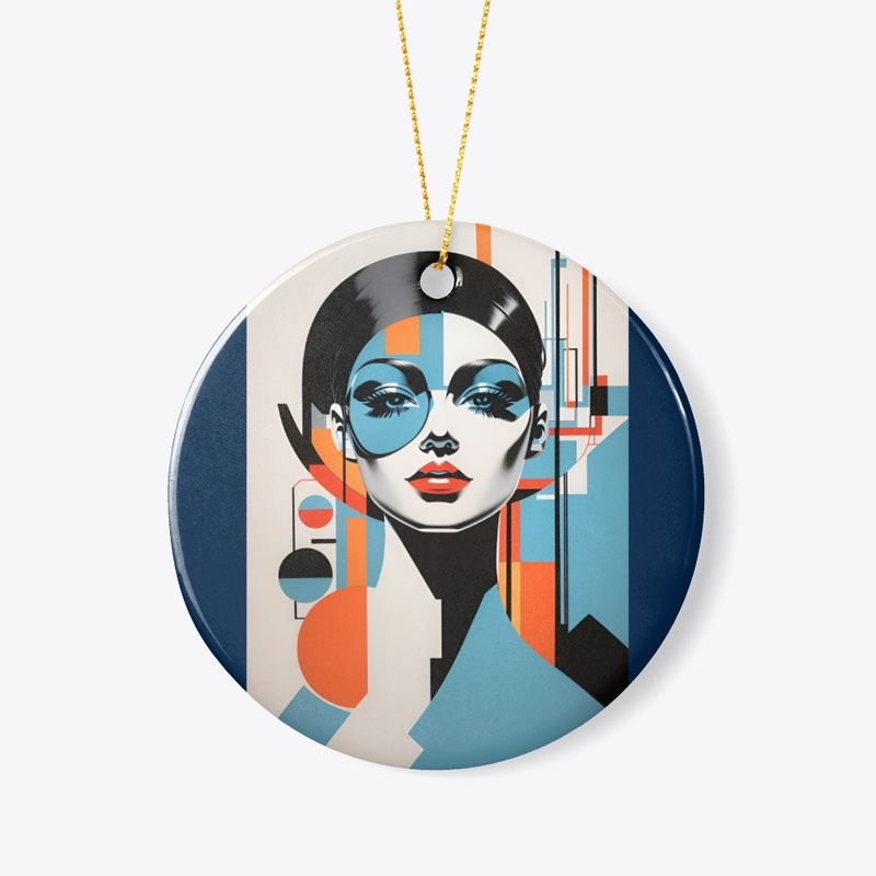 Ethereal Beauty: Abstract Girl Canvas