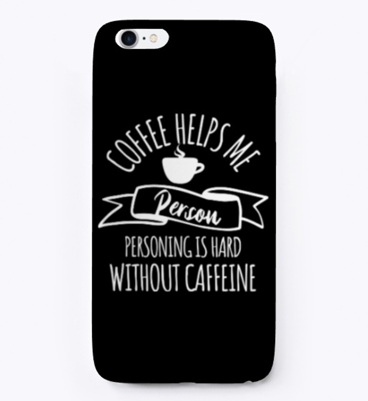 Personing Hard Without Caffeine Fun Gift