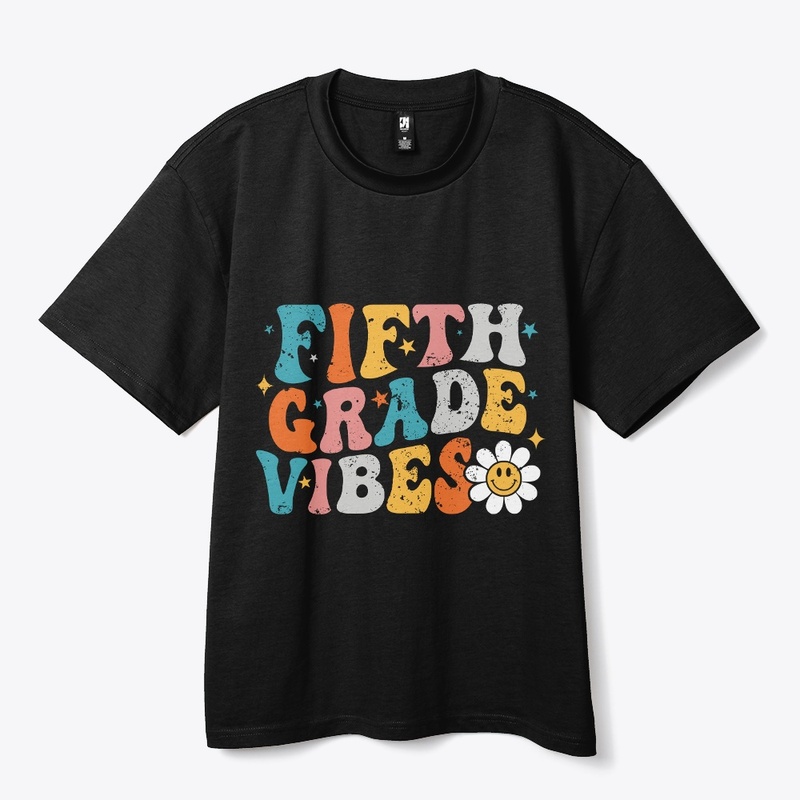 Fifth Grade Vibes Back to school groovy