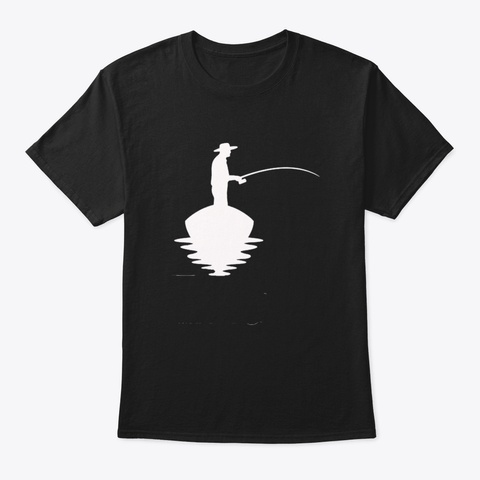 Fishing Xfavl Black T-Shirt Front