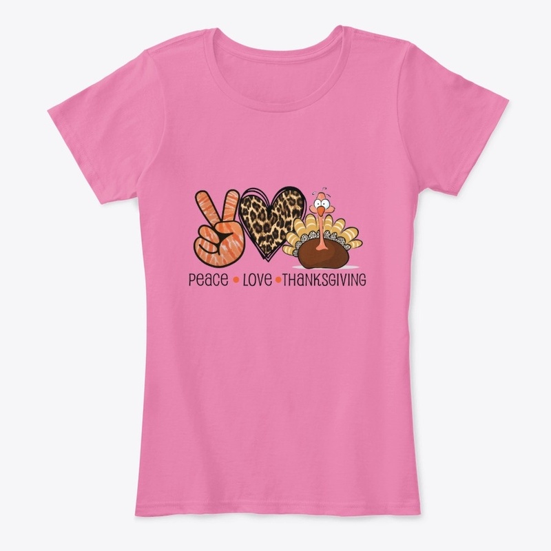Peace Love Thanksgiving Turkey Holiday