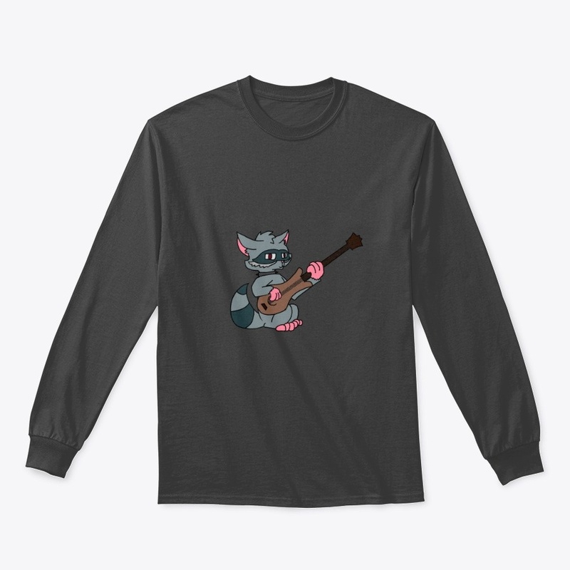 Raccoon With Guitar