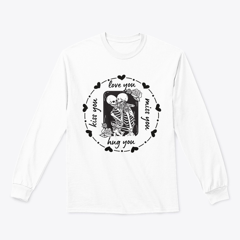 Love, Miss, Kiss, and Hug You Design