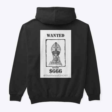 Wanted Black Camiseta Back