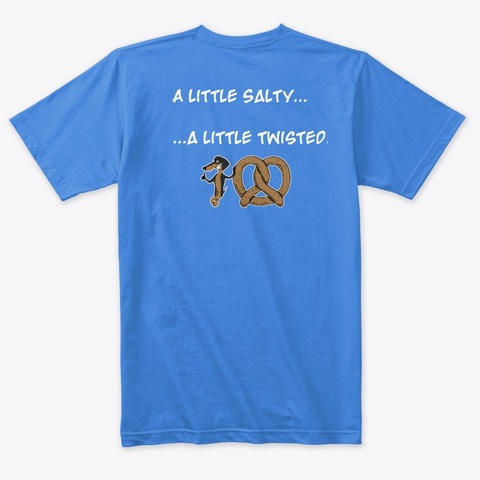 Twisted Tee Vintage Royal T-Shirt Back