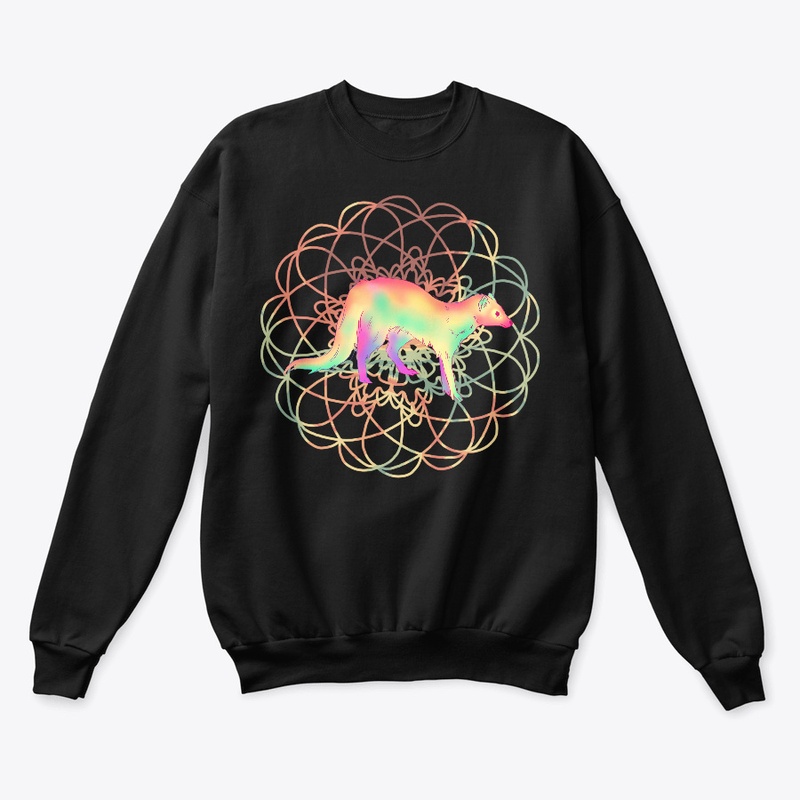 Colorful Animal Mongoose Cute Fun Design