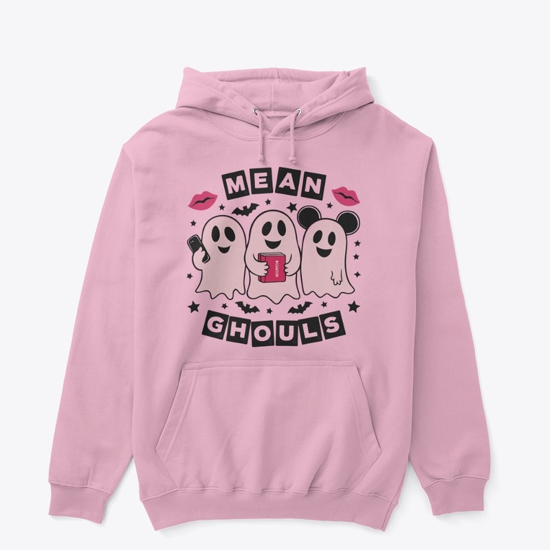 Mean Ghouls Cute Pink Ghost