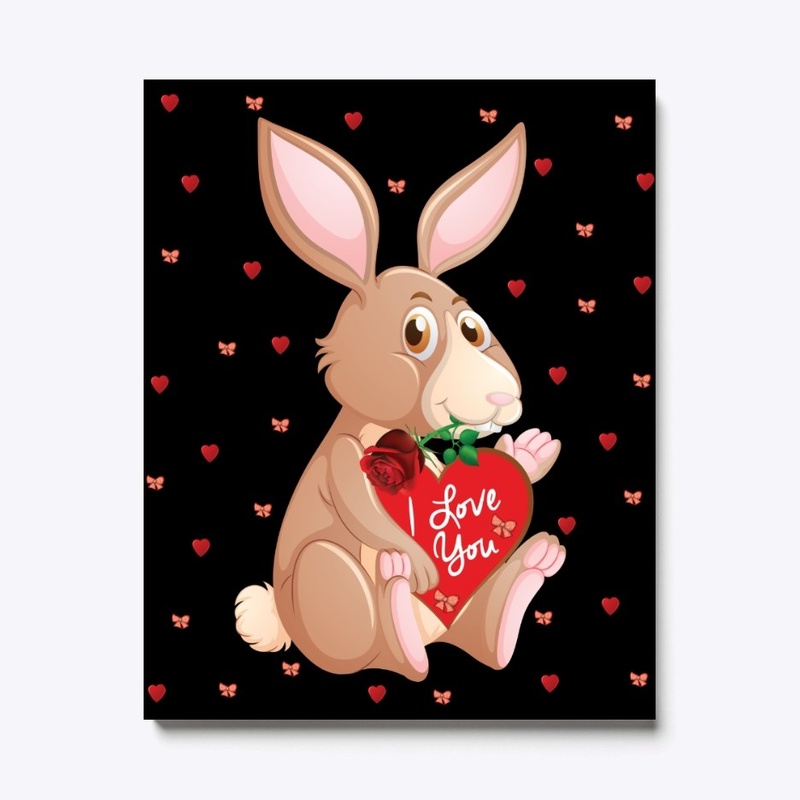Rabbit T-shirt Valentine's Day Gift