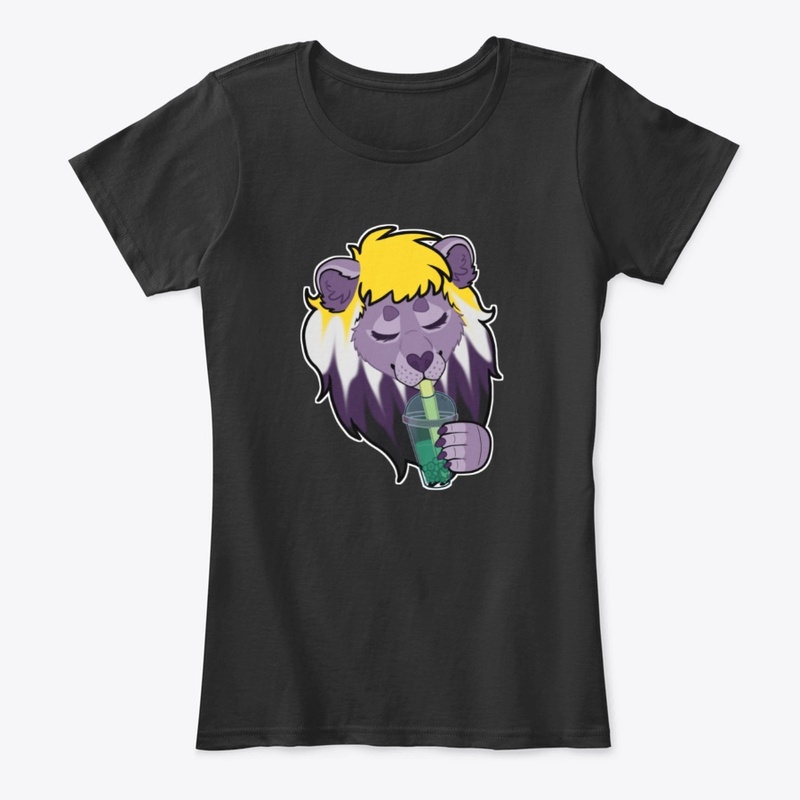 Bubble Tea Pride Lion (Non-Binary)