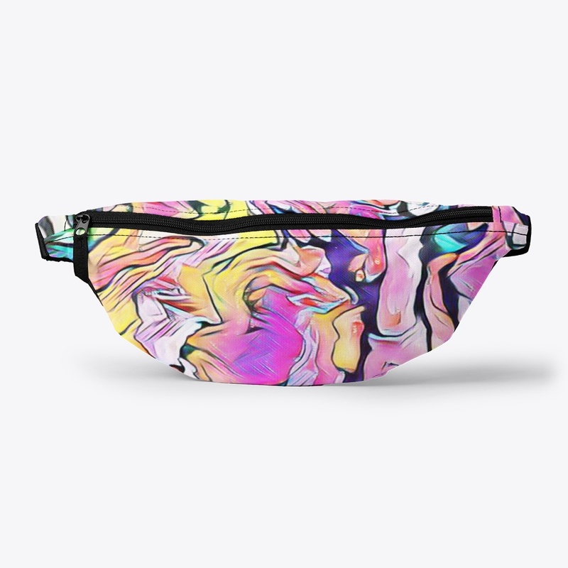 Acrylic Pour Fanny Pack 