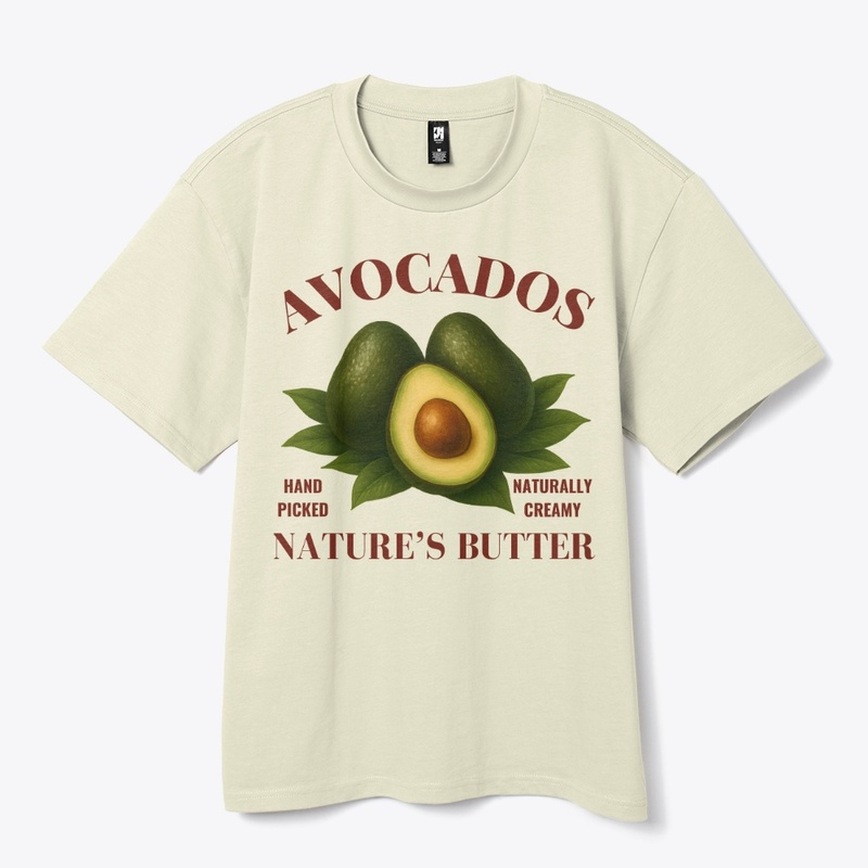 Nature’s Butter | Retro Avocado Art