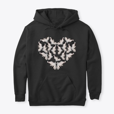 Valentine's Gift Japanese Chin T Shirt Black Maglietta Front