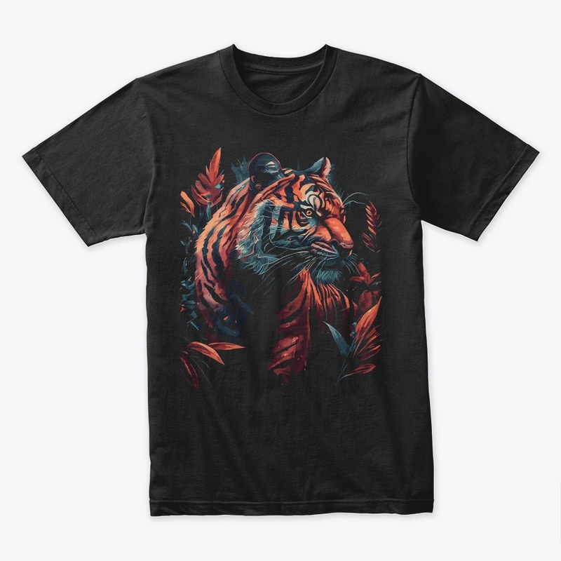 tiger in the forest 