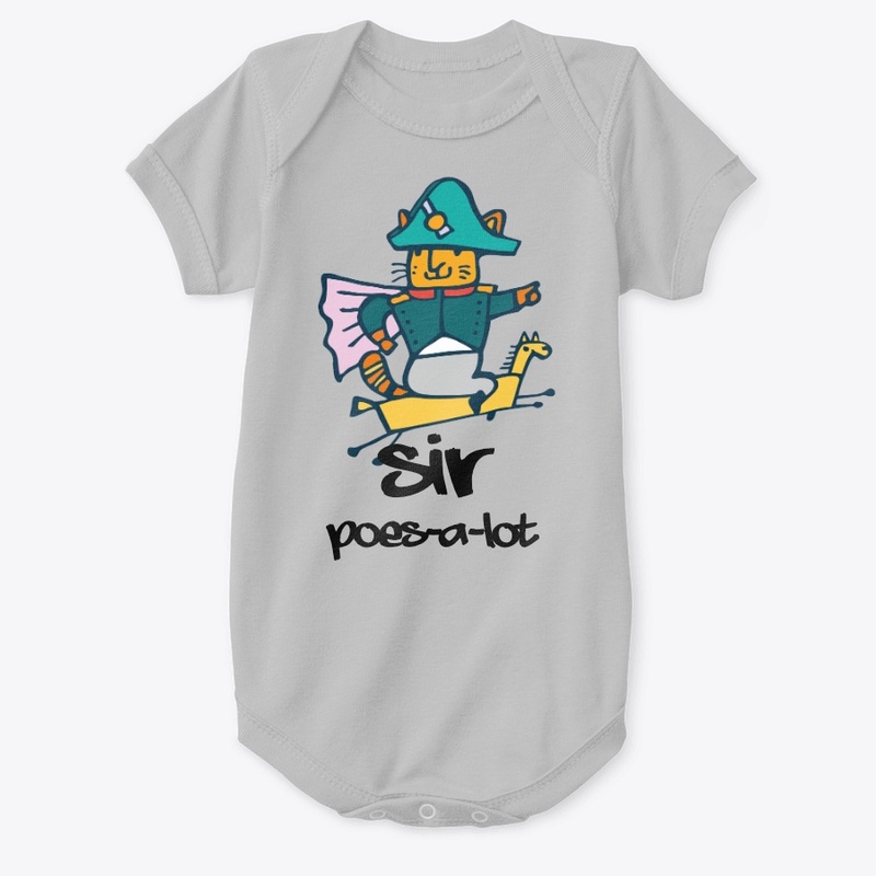 Sir Poes-a-lot je favoriete mascotte